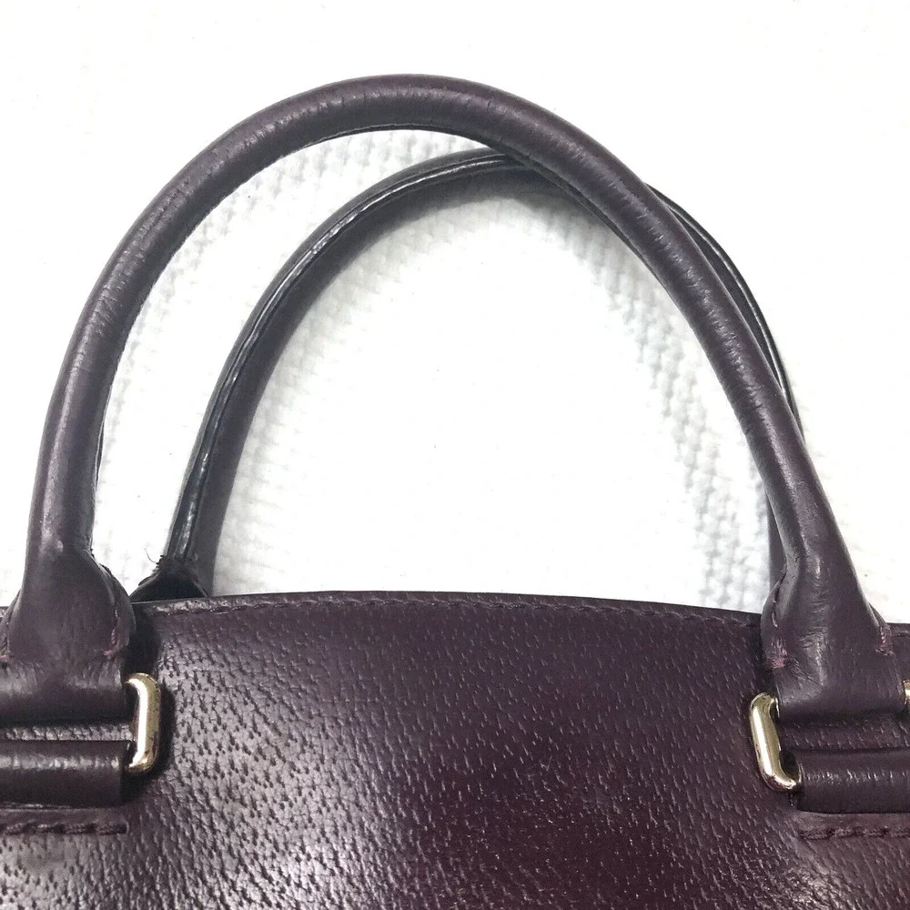 Kate Spade New York Handbag Tote / Crossbody Deep Plum Zip Top Handles and Strap
